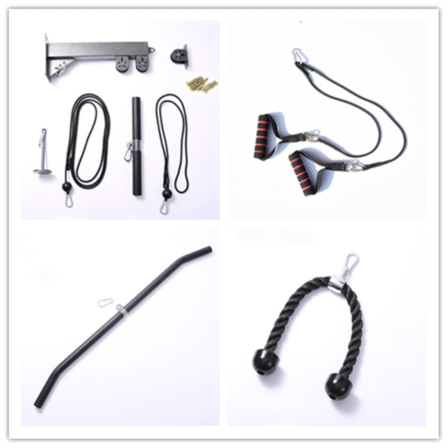 Complete Pulley Cable Machine Attachments for Fitness