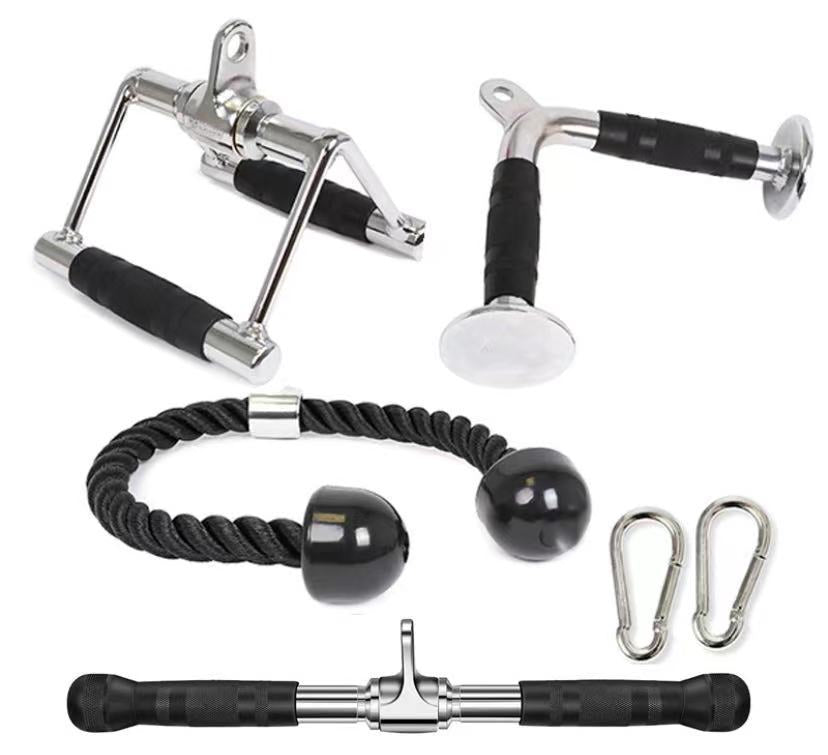 Smith Machine High-Low Pulley Handle Set (8 Pieces)