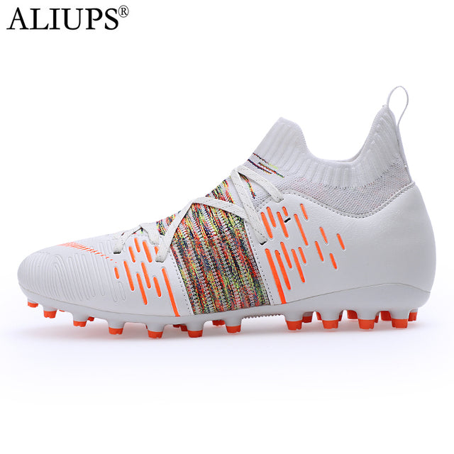 Adult Nylon Outdoor Sports Soccer Shoes for Grass