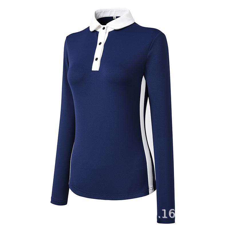 2022 Women's Golf Long Sleeve Top - Stretchy & Moisture-Wicking