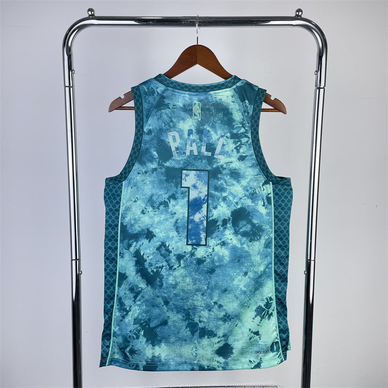 2023 Season Hornets #1 Ball Basketball Jersey