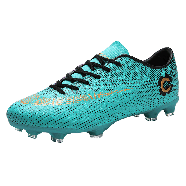 Men's Microfiber Professional Football Shoes for Athletes