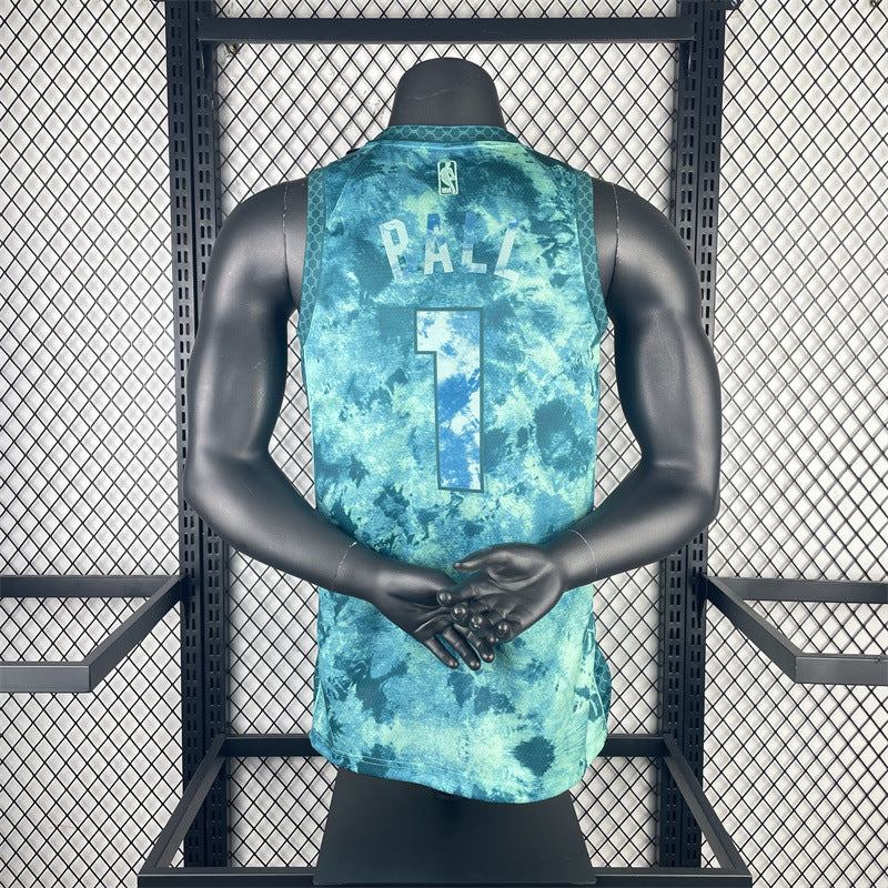 2023 Season Hornets #1 Ball Basketball Jersey