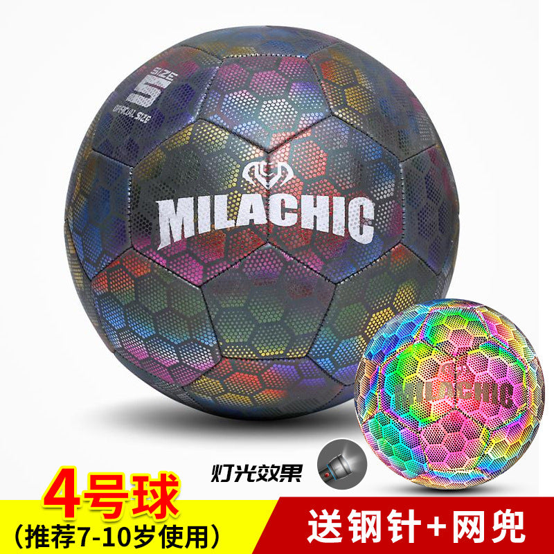 Holographic Reflective Soccer Balls 4 & 5 - Factory Direct