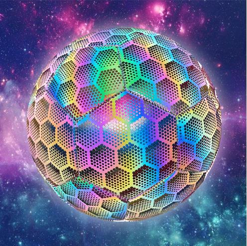 Holographic Reflective Soccer Balls 4 & 5 - Factory Direct