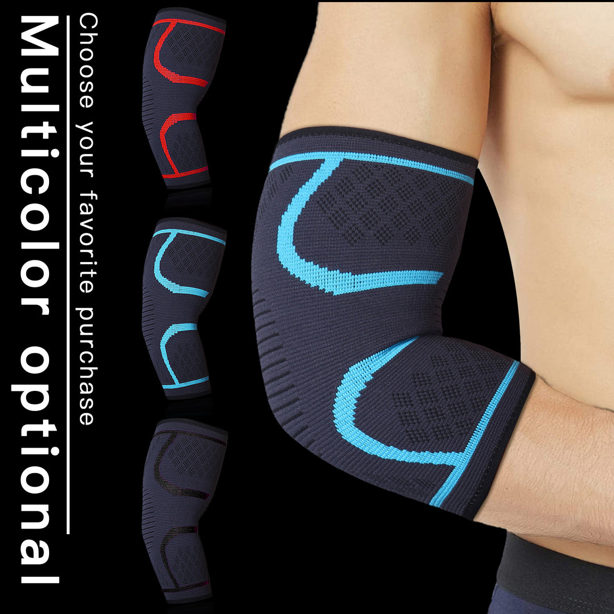 Breathable Knitted Elbow Guard for Sports (Unisex)
