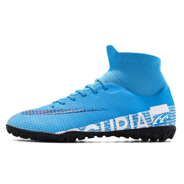 Men's High-Top Soccer Shoes in Bamboo Fiber Material