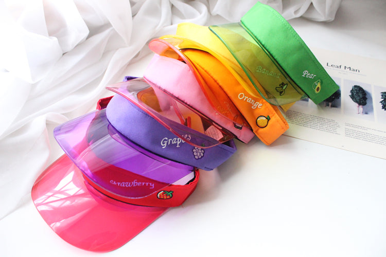 Sunshade Duckbill Cap, Fruit Brimless Baseball Hat