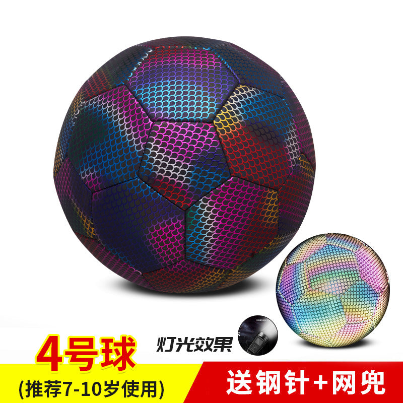 Holographic Reflective Soccer Balls 4 & 5 - Factory Direct