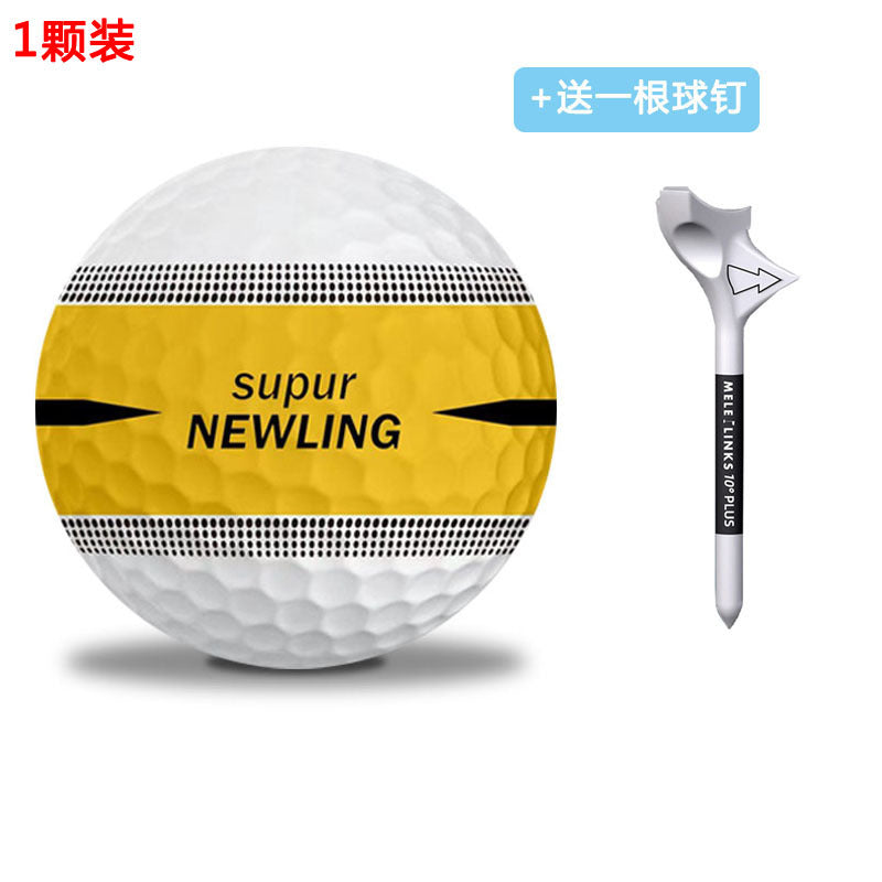 New Three-Layer Golf Balls with Seamless Design