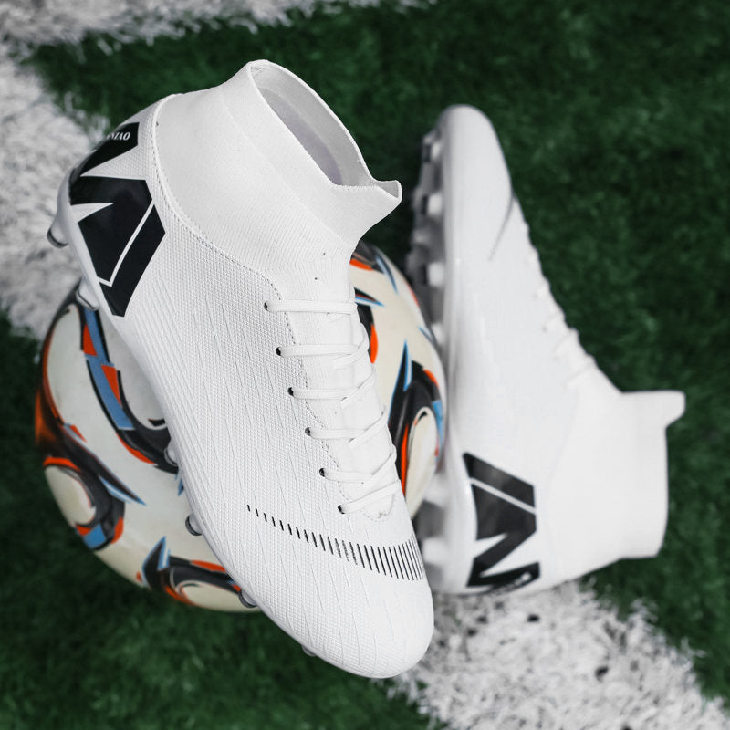Men's High-Top Soccer Shoes in Bamboo Fiber Material