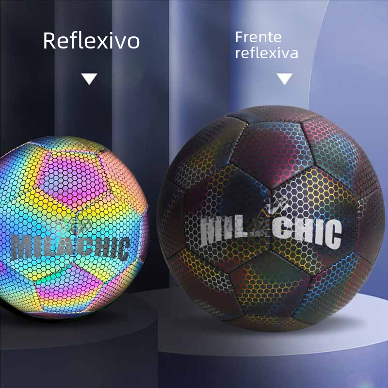 Holographic Reflective Soccer Balls 4 & 5 - Factory Direct