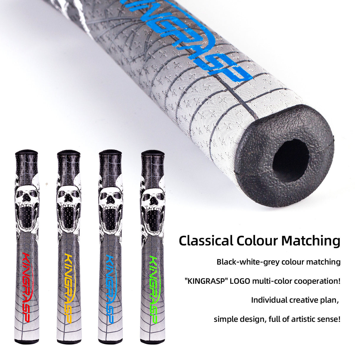 New Lightweight Golf Putter Grip with Skull Design
