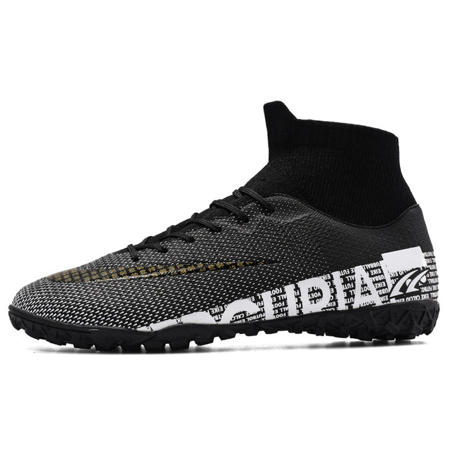 Men's High-Top Soccer Shoes in Bamboo Fiber Material