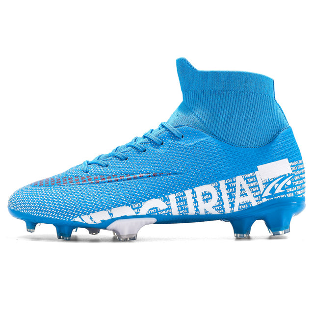 Men's High-Top Soccer Shoes in Bamboo Fiber Material