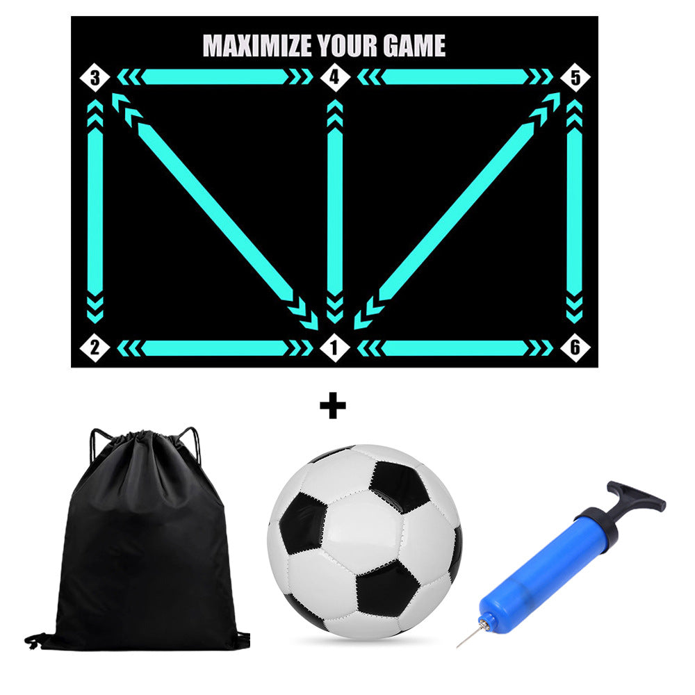 Non-Slip Rubber Training Mat for Soccer Skills Practice