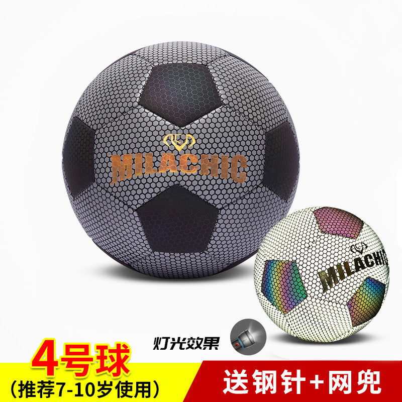 Holographic Reflective Soccer Balls 4 & 5 - Factory Direct