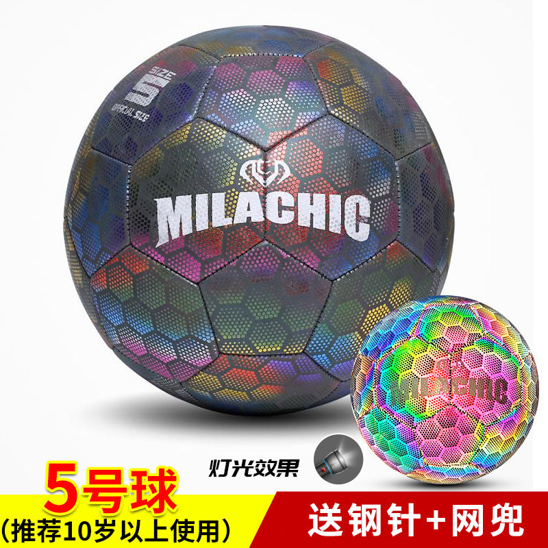 Holographic Reflective Soccer Balls 4 & 5 - Factory Direct
