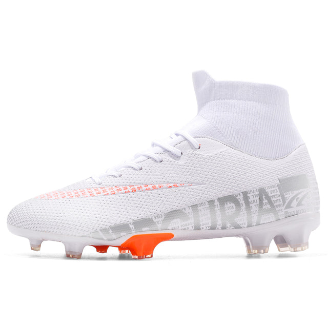 Men's High-Top Soccer Shoes in Bamboo Fiber Material