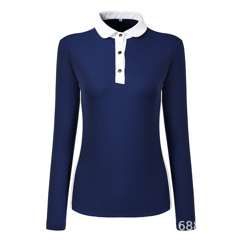 2022 Women's Golf Long Sleeve Top - Stretchy & Moisture-Wicking