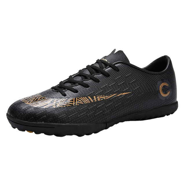Men's Microfiber Professional Football Shoes for Athletes