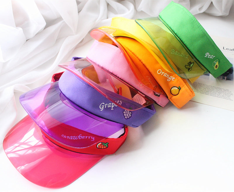 Sunshade Duckbill Cap, Fruit Brimless Baseball Hat