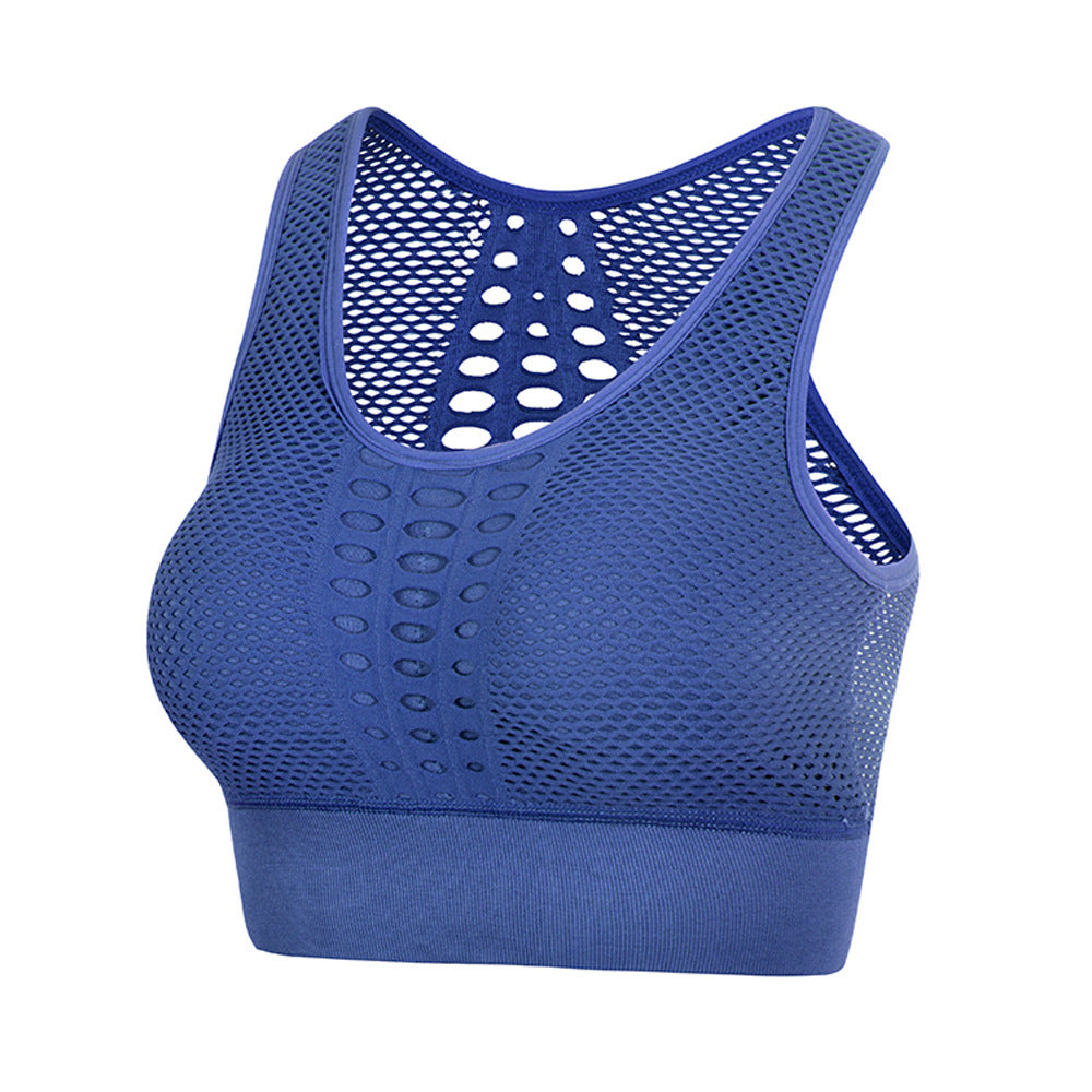 New Winter Mesh Sports Bra - Comfortable and Breathable