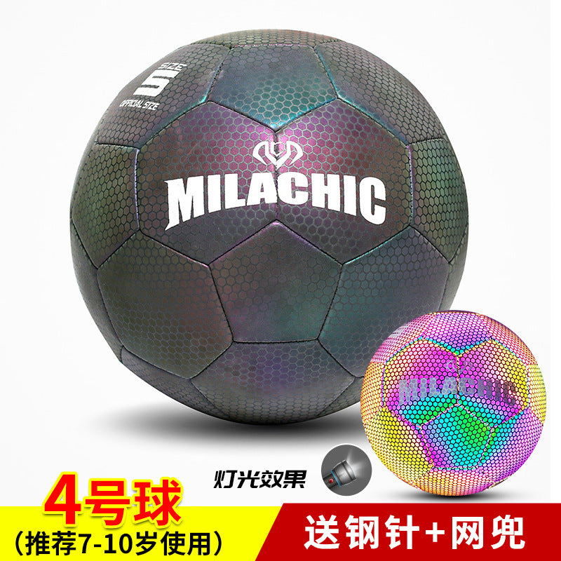 Holographic Reflective Soccer Balls 4 & 5 - Factory Direct