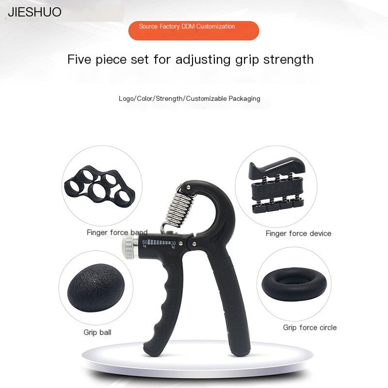 Adjustable Hand Grip Strength Training Set (5 Pieces)