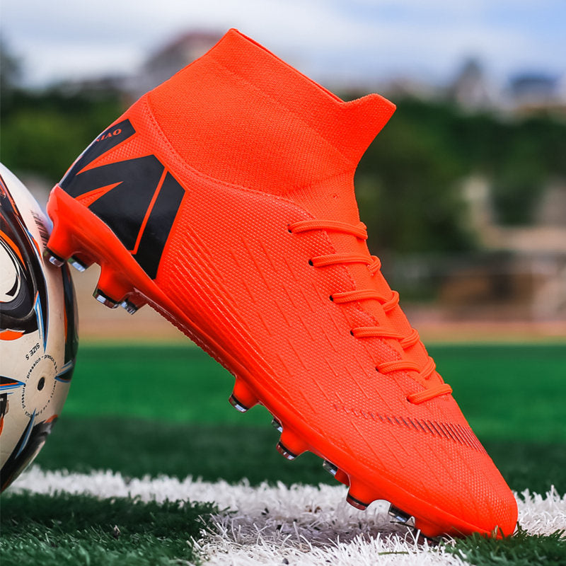 Men's High-Top Soccer Shoes in Bamboo Fiber Material