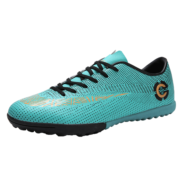 Men's Microfiber Professional Football Shoes for Athletes