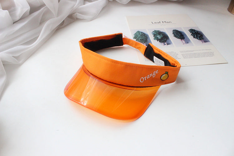 Sunshade Duckbill Cap, Fruit Brimless Baseball Hat